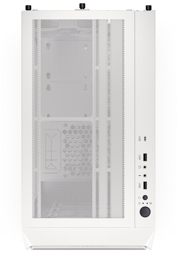Endorfy skříň Arx 500 White ARGB / ATX / 4x140 ARGB fan (až 7 fans) / 2xUSB-A / USB-C / tvrz. sklo  / mesh panel /  bílá