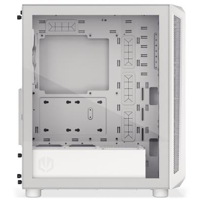 Endorfy skříň Arx 500 White ARGB / ATX / 4x140 ARGB fan (až 7 fans) / 2xUSB-A / USB-C / tvrz. sklo  / mesh panel /  bílá