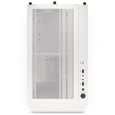 Endorfy skříň Arx 500 White ARGB / ATX / 4x140 ARGB fan (až 7 fans) / 2xUSB-A / USB-C / tvrz. sklo  / mesh panel /  bílá