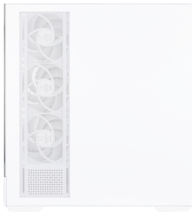 Zalman skříň P40 DS / ATX / 4x120mm ARGB fan / 2xUSB 3.0 / USB-C / displej / panoramatická / bílá