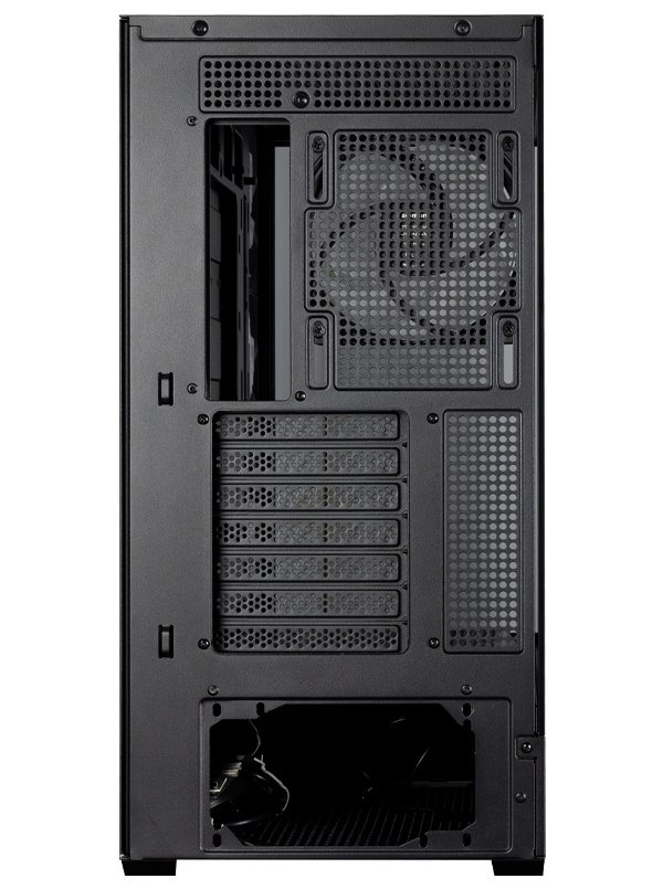 Zalman skříň P40 DS / ATX / 4x120mm ARGB fan / 2xUSB 3.0 / USB-C / displej / panoramatická / černá