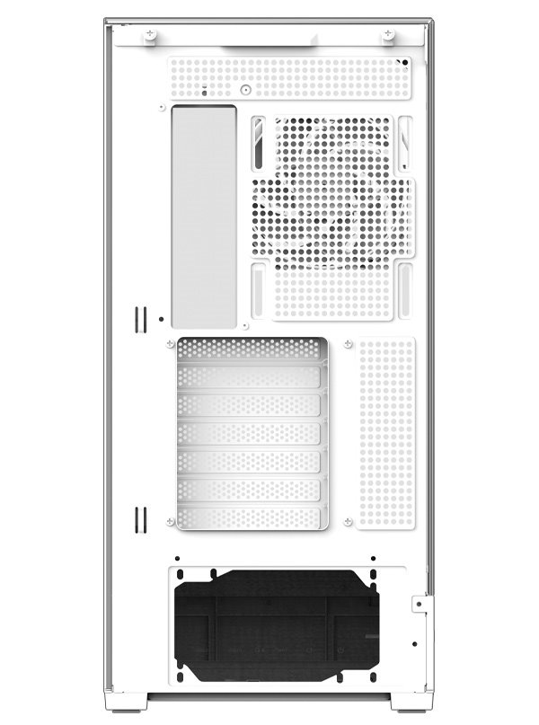 Zalman skříň P40 Prism Plus / midT / 4x120mm ARGB fan / 2xUSB 3.0 / USB-C / panoramatická / bílá