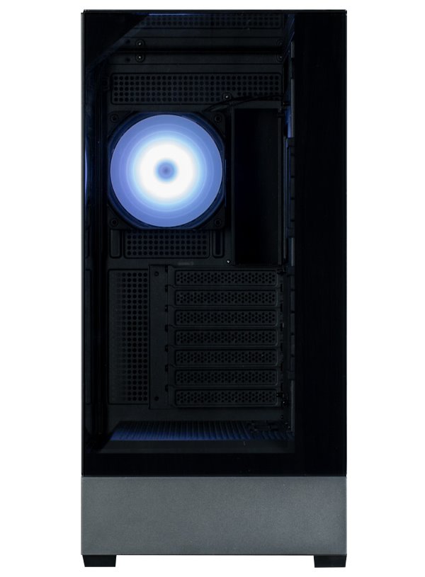 Zalman skříň P40 Prism Plus / midT / 4x120mm ARGB fan / 2xUSB 3.0 / USB-C / panoramatická / černá