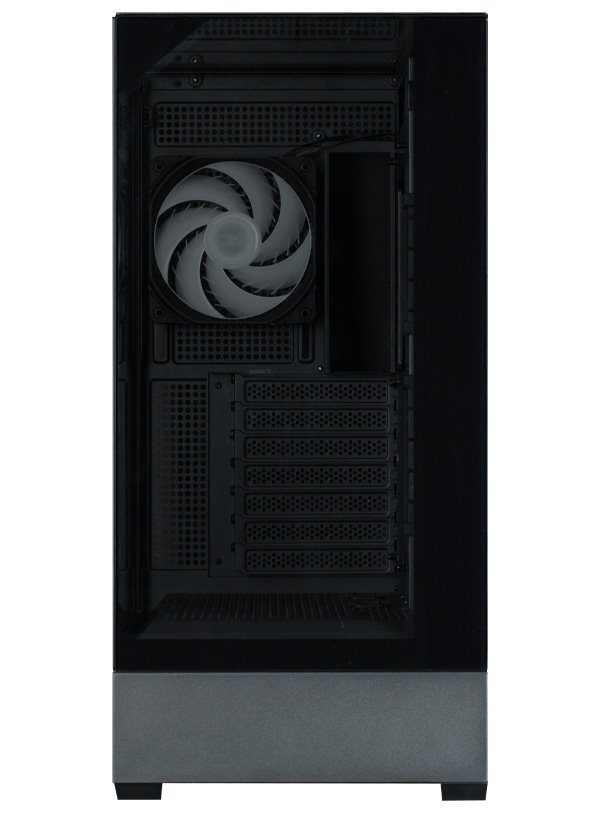 Zalman skříň P40 Prism Plus / midT / 4x120mm ARGB fan / 2xUSB 3.0 / USB-C / panoramatická / černá