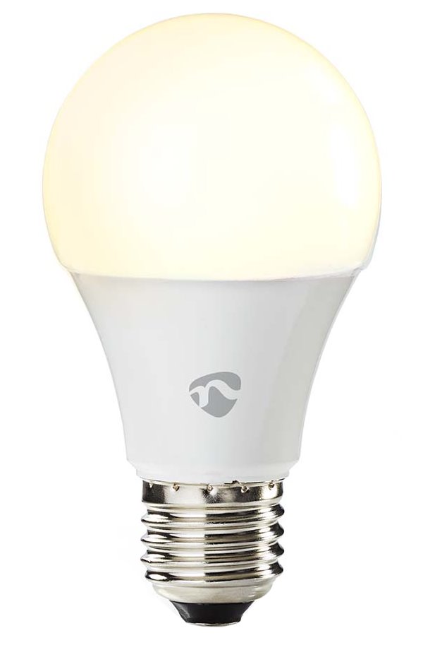 NEDIS Wi-Fi chytrá LED žárovka/ E27/ A60/ 9W/ 230V/ 806 lm/ teplá až studená bílá/ 2700 - 6500K/ RGB/ stmívatelná/ 2ks