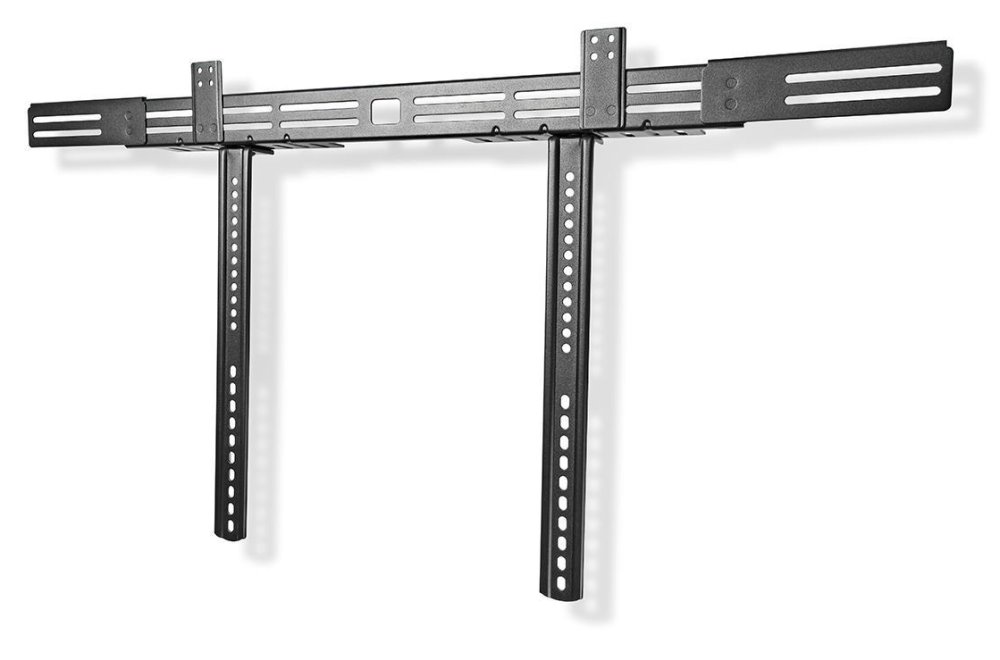 NEDIS univerzální držák pro repro / na soundbar/ nosnost 10 kg/ nastavení hloubky/ černý