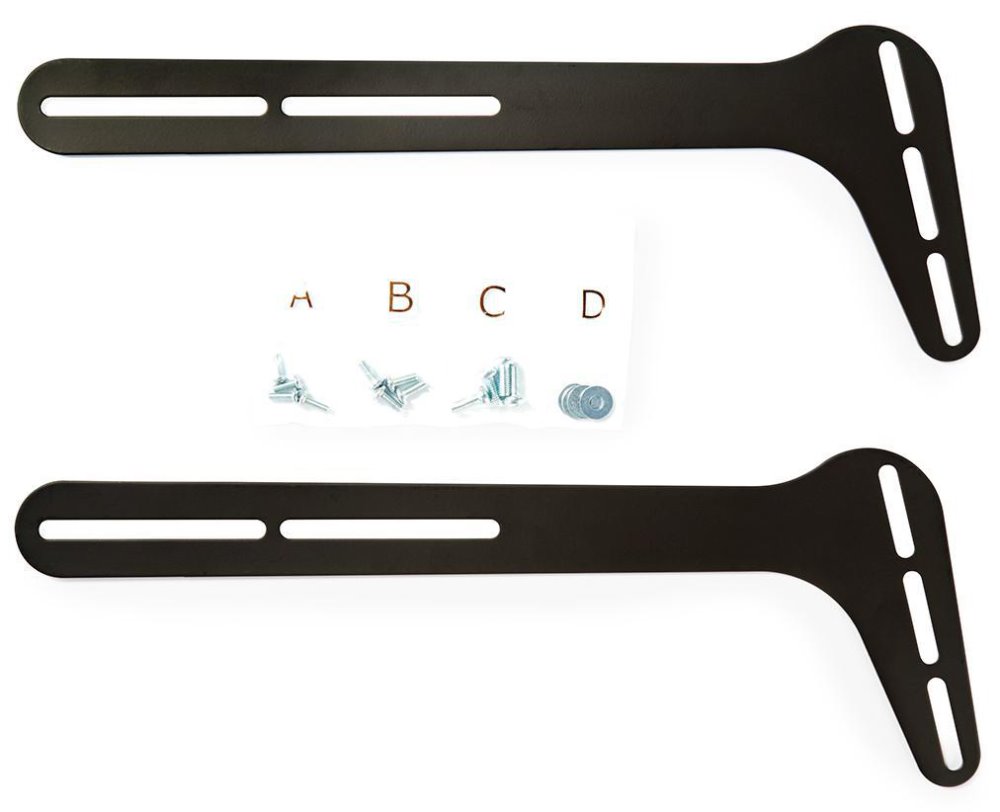 NEDIS univerzální držák pro repro / na soundbar/ nosnost 15 kg/ černý