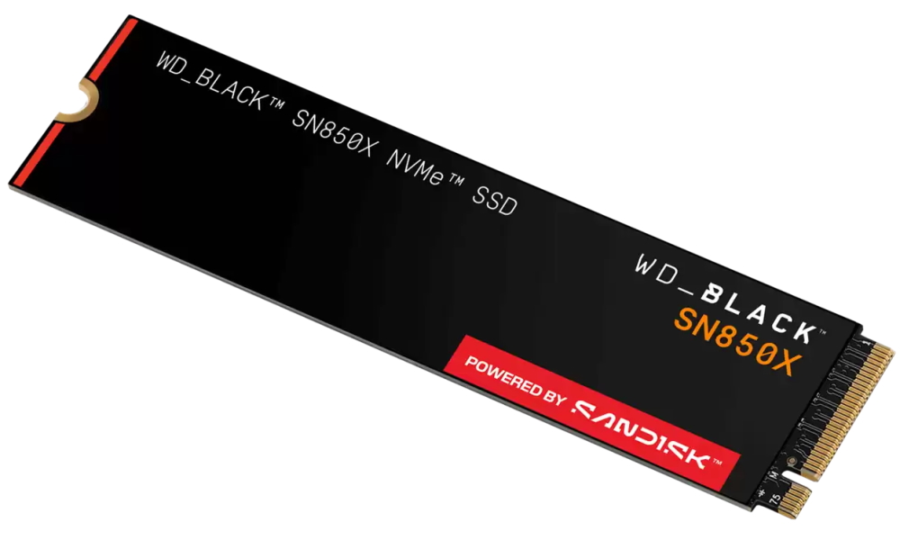 WD SSD Black SN850X 8TB / WDS800T2X0E / NVMe M.2 PCIe Gen4 / Interní / M.2 2280