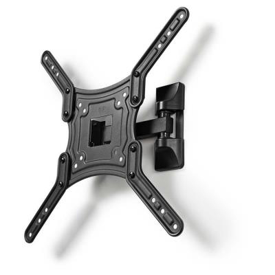 NEDIS nástěnný TV držák/ 23 - 55"/ nosnost 30 kg/ náklon 20°/ otočný 0 - 180°/ Full Motion/ ocel/ černý