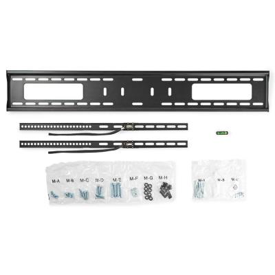 NEDIS nástěnný TV držák/ 60 - 100"/ nosnost 75 kg/ vzdálenost od stěny 30,5 mm/ fixní/ ocel/ černý
