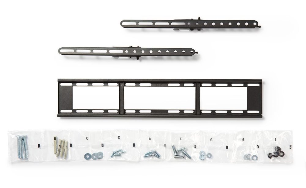 NEDIS nástěnný TV držák/ 37 - 70"/ nosnost 35 kg/ náklon 20°/ vzdálenost od stěny 38 mm/ ocel/ černý