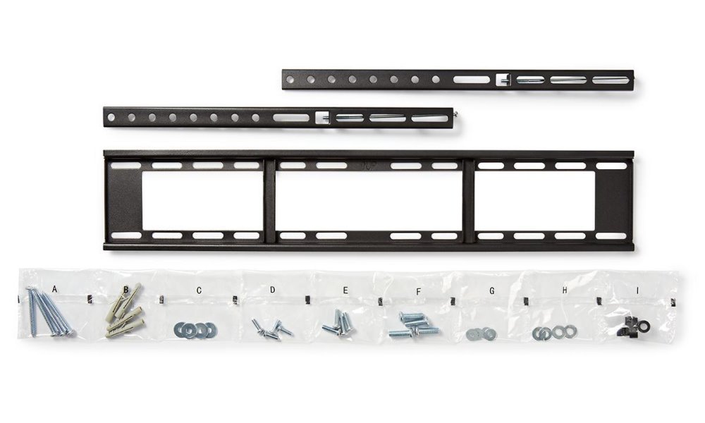 NEDIS nástěnný TV držák/ 37 - 70"/ nosnost 35 kg/ vzdálenost od stěny 23 mm/ fixní/ ocel/ černý