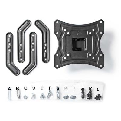 NEDIS nástěnný TV držák/ 23 - 55"/ nosnost 30 kg/ náklon 20°/ otočný 0 - 70°/ Full Motion/ ocel/ černý