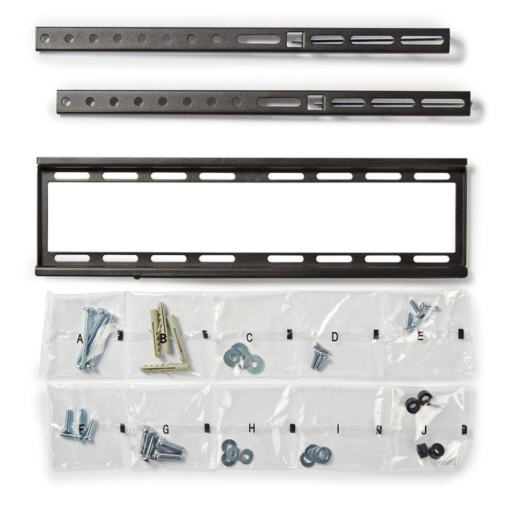 NEDIS nástěnný TV držák/ 23 - 55"/ nosnost 35 kg/ vzdálenost od stěny 23 mm/ fixní/ ocel/ černý