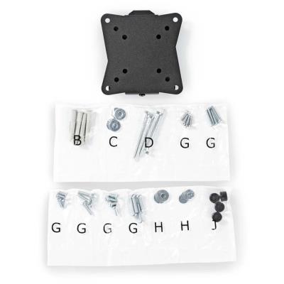 NEDIS nástěnný TV držák/ 13 - 27"/ nosnost 30 kg/ vzdálenost od stěny 20 mm/ fixní/ ocel/ černý