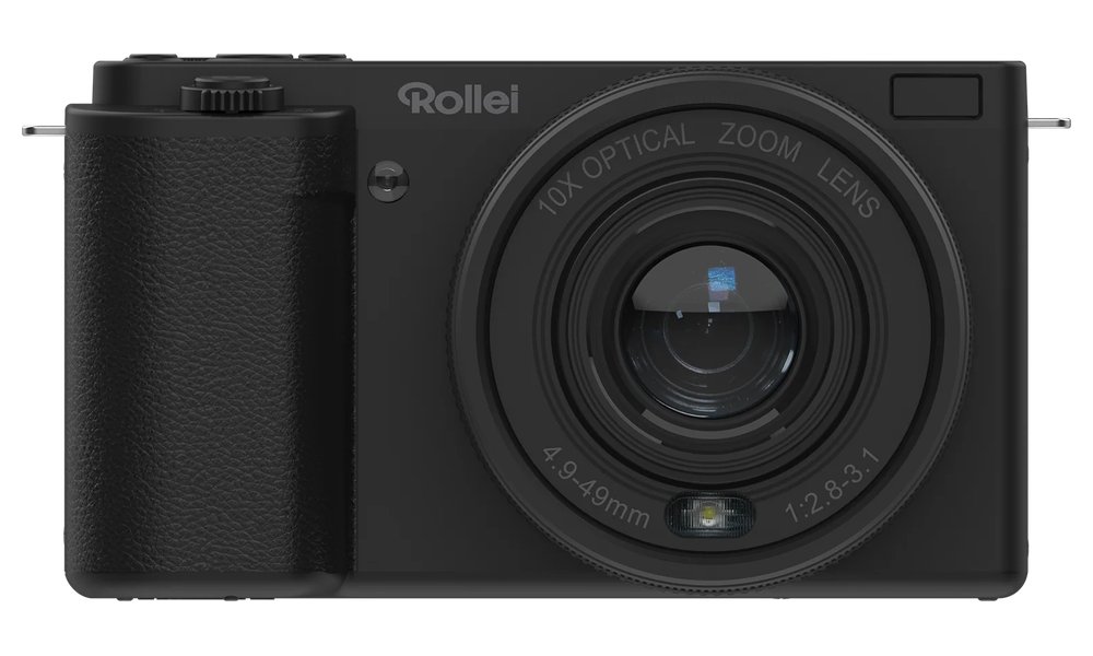 Rollei Compactline 10x Flip Screen/ 64 MPix/ 10x zoom/ Vyklápěcí 2,88 LCD/ 4K video/ Černý