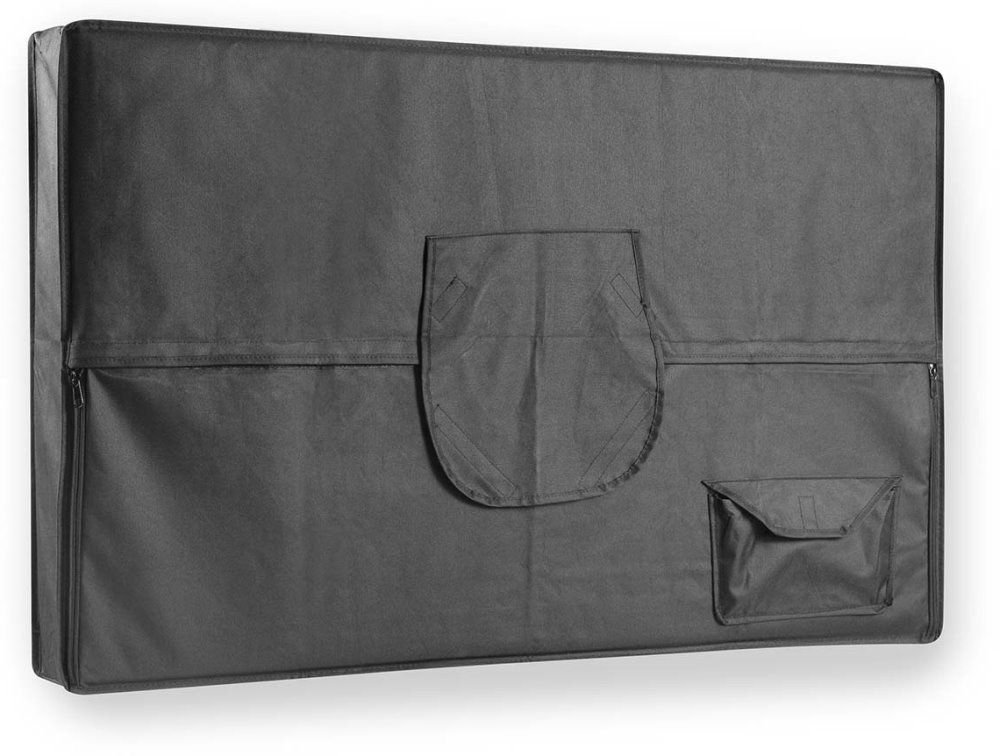 NEDIS venkovní kryt TV/ velikost obrazovky 65 - 70"/ Supreme Quality Oxford/ voděodolný/ 360° ochrana/ černý