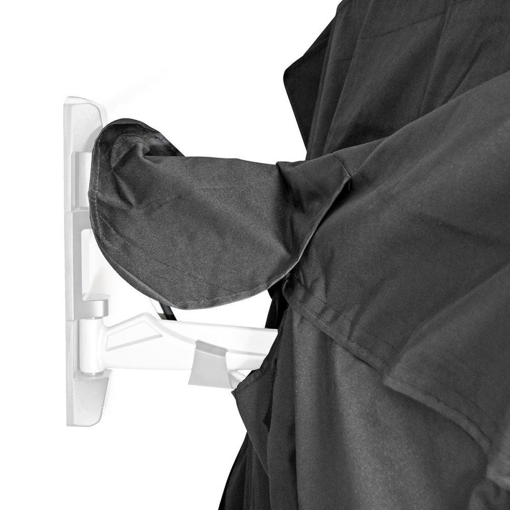 NEDIS venkovní kryt TV/ velikost obrazovky 30 - 32"/ Supreme Quality Oxford/ voděodolný/ 360° ochrana/ černý