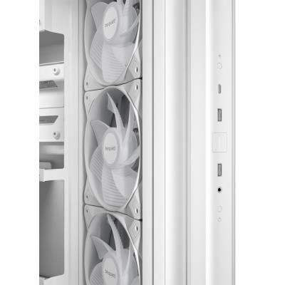 Be quiet! skříň LIGHT BASE 500 LX / MidT / 4x120mm ARGB fans / 2 x USB 3.2 / USB-C / panoramatická / bílá