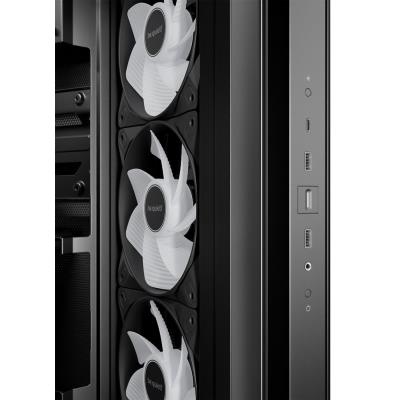 Be quiet! skříň LIGHT BASE 500 LX / MidT / 4x120mm ARGB fans / 2 x USB 3.2 / USB-C / panoramatická / černá