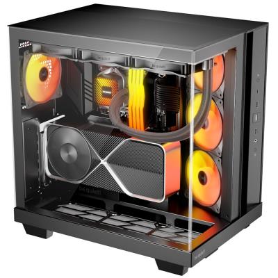 Be quiet! skříň LIGHT BASE 500 LX / MidT / 4x120mm ARGB fans / 2 x USB 3.2 / USB-C / panoramatická / černá