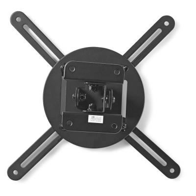 NEDIS stropní držák pro projektor/ Full motion/ nosnost 10 kg/ otáčení 360°/ 4 ramena/ ocel/ černý