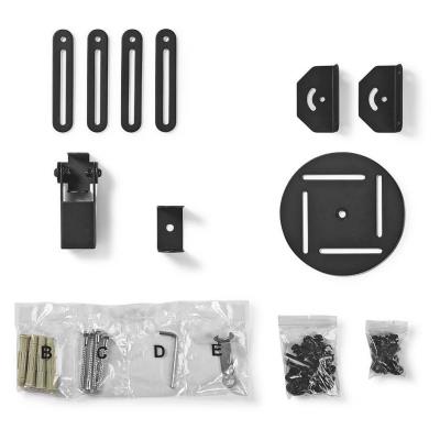 NEDIS stropní držák pro projektor/ Full motion/ nosnost 10 kg/ otáčení 360°/ 4 ramena/ ocel/ černý