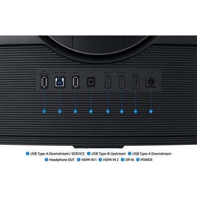 Samsung Odyssey G7 37"/ G75SF / Prohnutý / 4K 3840×2160 / 16:9 / VA / 1ms / 165Hz / HDMI / DP / USB / VESA