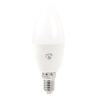 NEDIS chytrá LED žárovka/ Zigbee 3.0/ E14/ 9W/ 230V/ 470lm/ teplá až studená bíla/ 2700 - 6500K/ RGB/ stmívatelná
