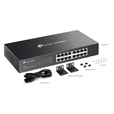 TP-Link ES216G, Omada 16-Port Gigabit Easy Managed Switch, 16x GLAN