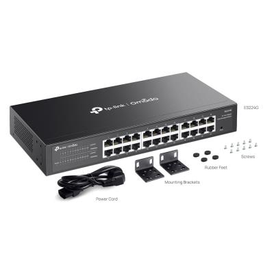 TP-Link ES224G, Omada 24-Port Gigabit Easy Managed Switch, 24x GLAN