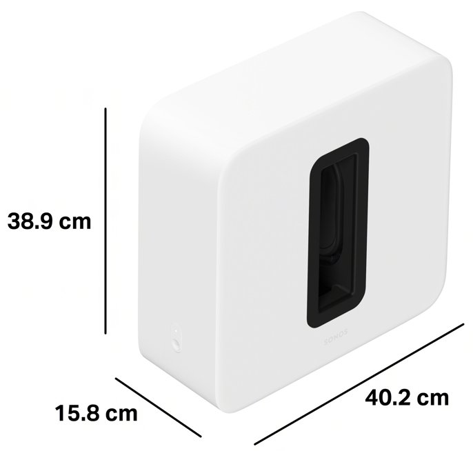 Sonos Sub 4 Bílá