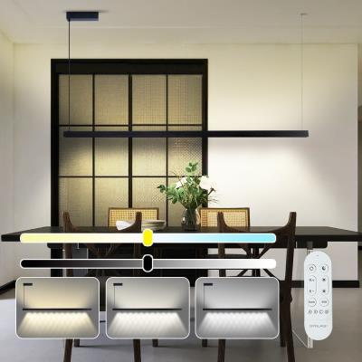 IMMAX NEO MADEIRA SMART lineár osvětlení, dřevo černé, 202cm, Wi-Fi, TUYA