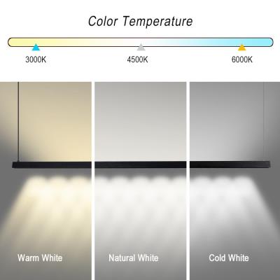 IMMAX NEO MADEIRA SMART lineár osvětlení, dřevo černé, 202cm, Wi-Fi, TUYA