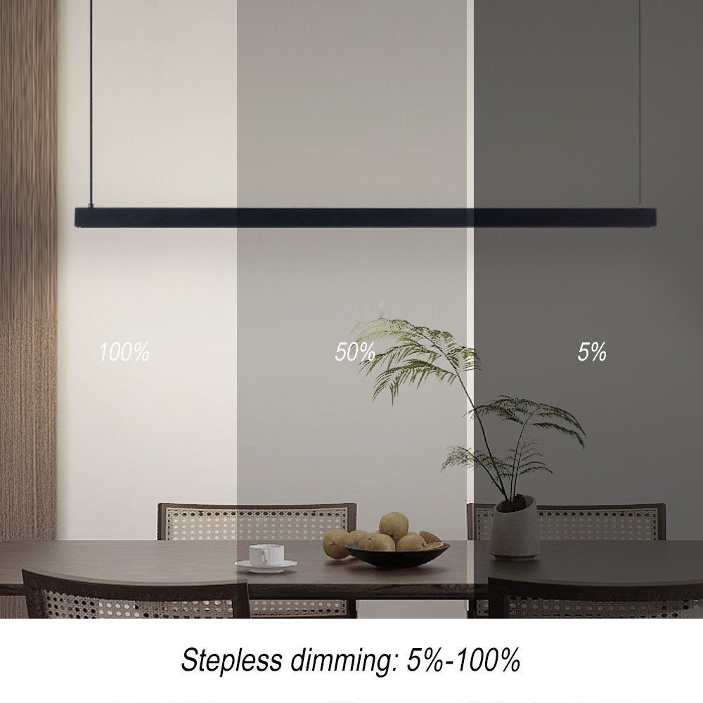 IMMAX NEO MADEIRA SMART lineár osvětlení, dřevo černé, 152cm, Wi-Fi, TUYA