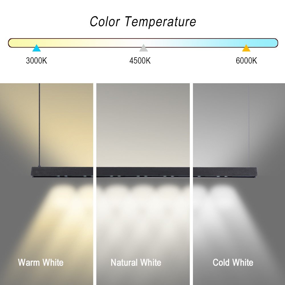 IMMAX NEO MADEIRA SMART lineár osvětlení, dřevo černé, 122cm, Wi-Fi, TUYA