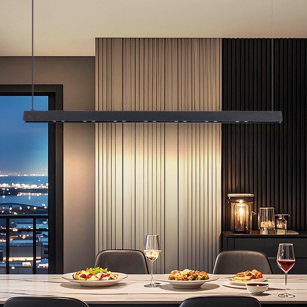 IMMAX NEO MADEIRA SMART lineár osvětlení, dřevo černé, 122cm, Wi-Fi, TUYA