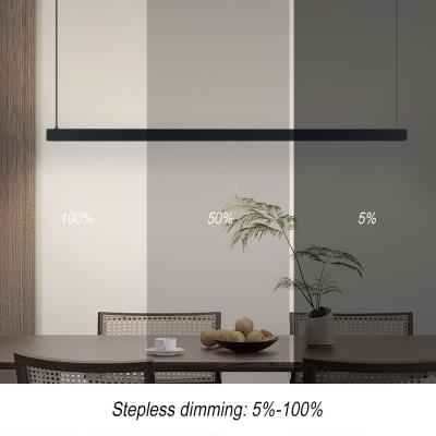 IMMAX NEO MADEIRA SMART lineár osvětlení, dřevo černé, 152cm, Wi-Fi, TUYA