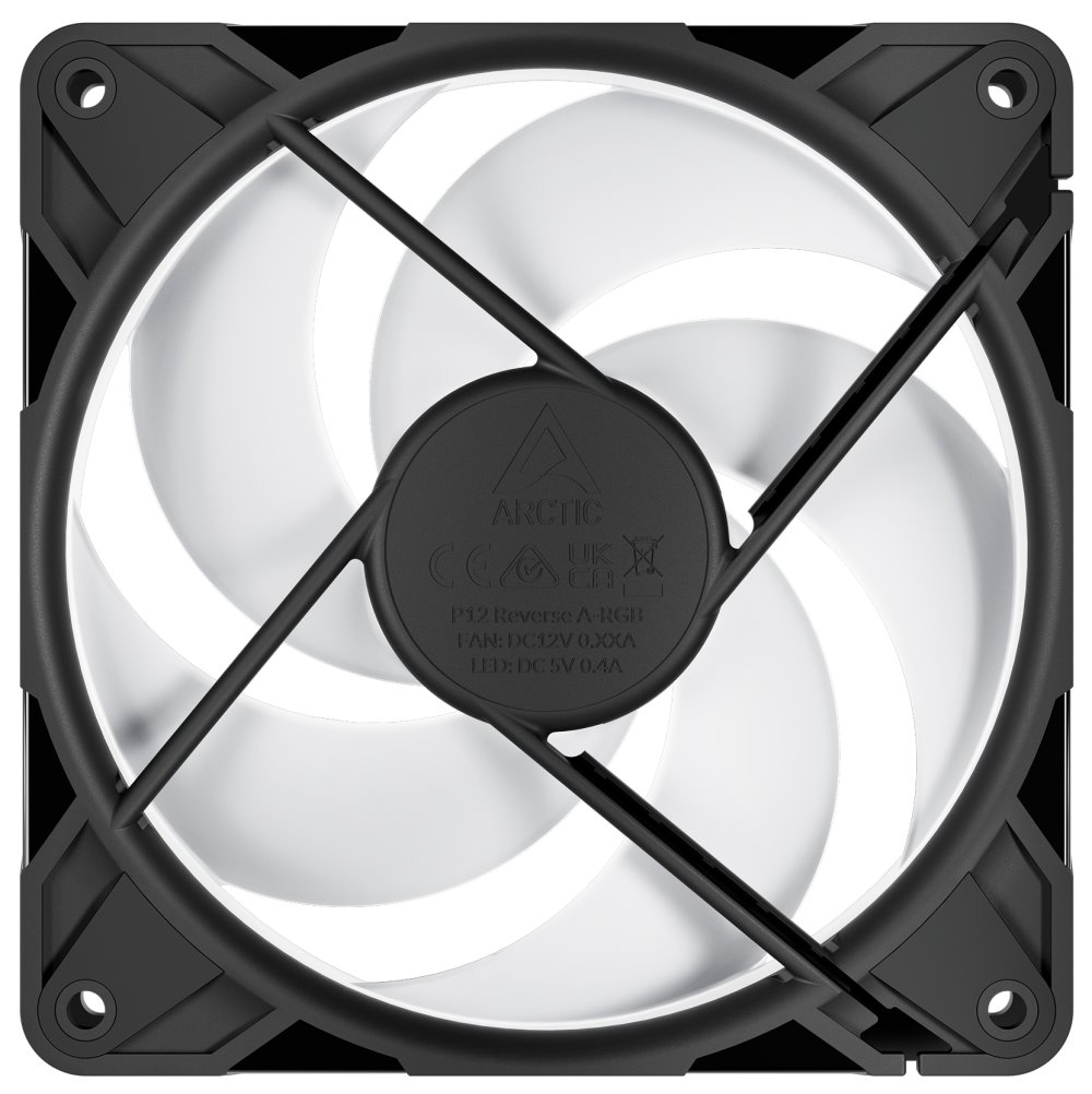 ARCTIC P12 Pro Reverse A-RGB ventilátor 120mm - 3 Pack