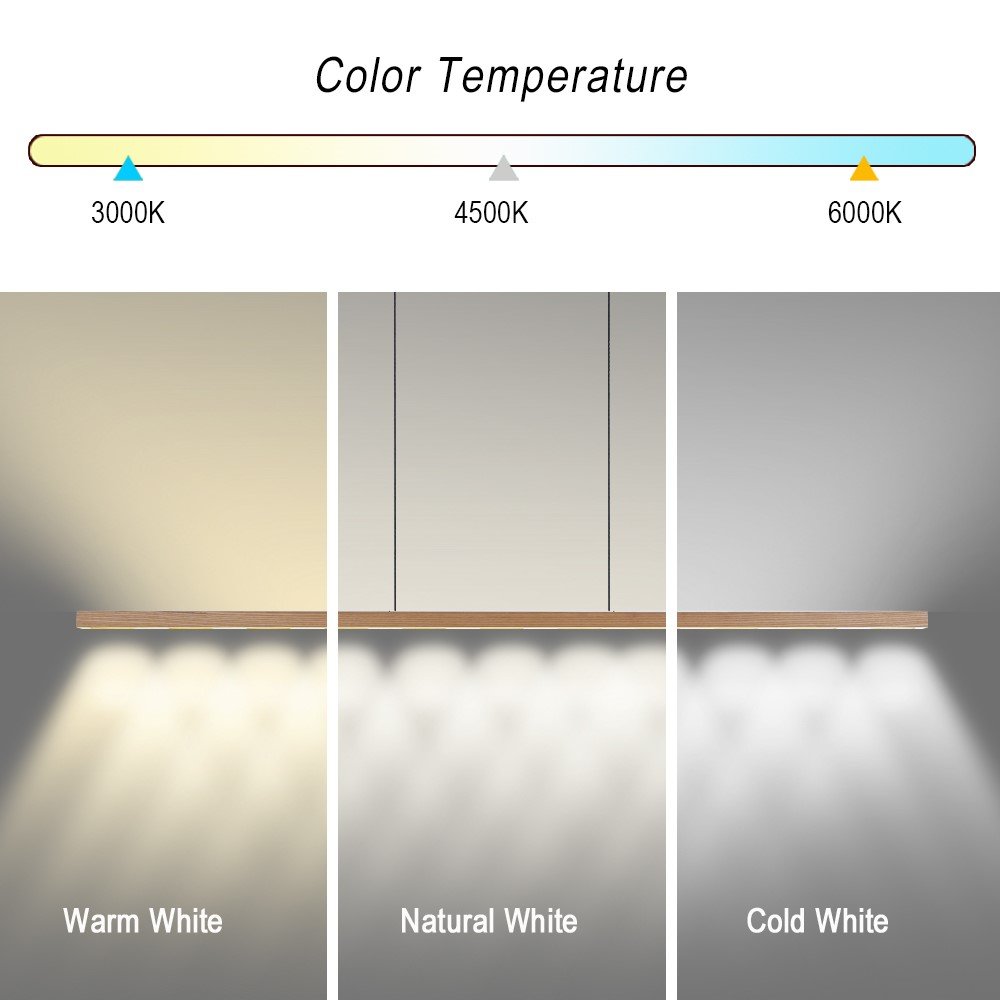 IMMAX NEO MADEIRA lineár osvětlení, dřevo jasan, 157cm, stmívatelné senzorem