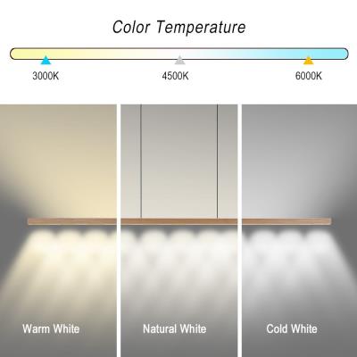 IMMAX NEO MADEIRA lineár osvětlení, dřevo jasan, 157cm, stmívatelné senzorem