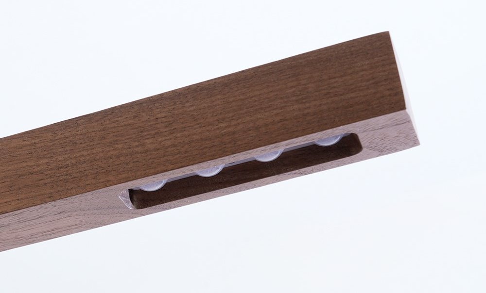 IMMAX NEO MADEIRA lineár osvětlení, dřevo ořech, 157cm, stmívatelné senzorem