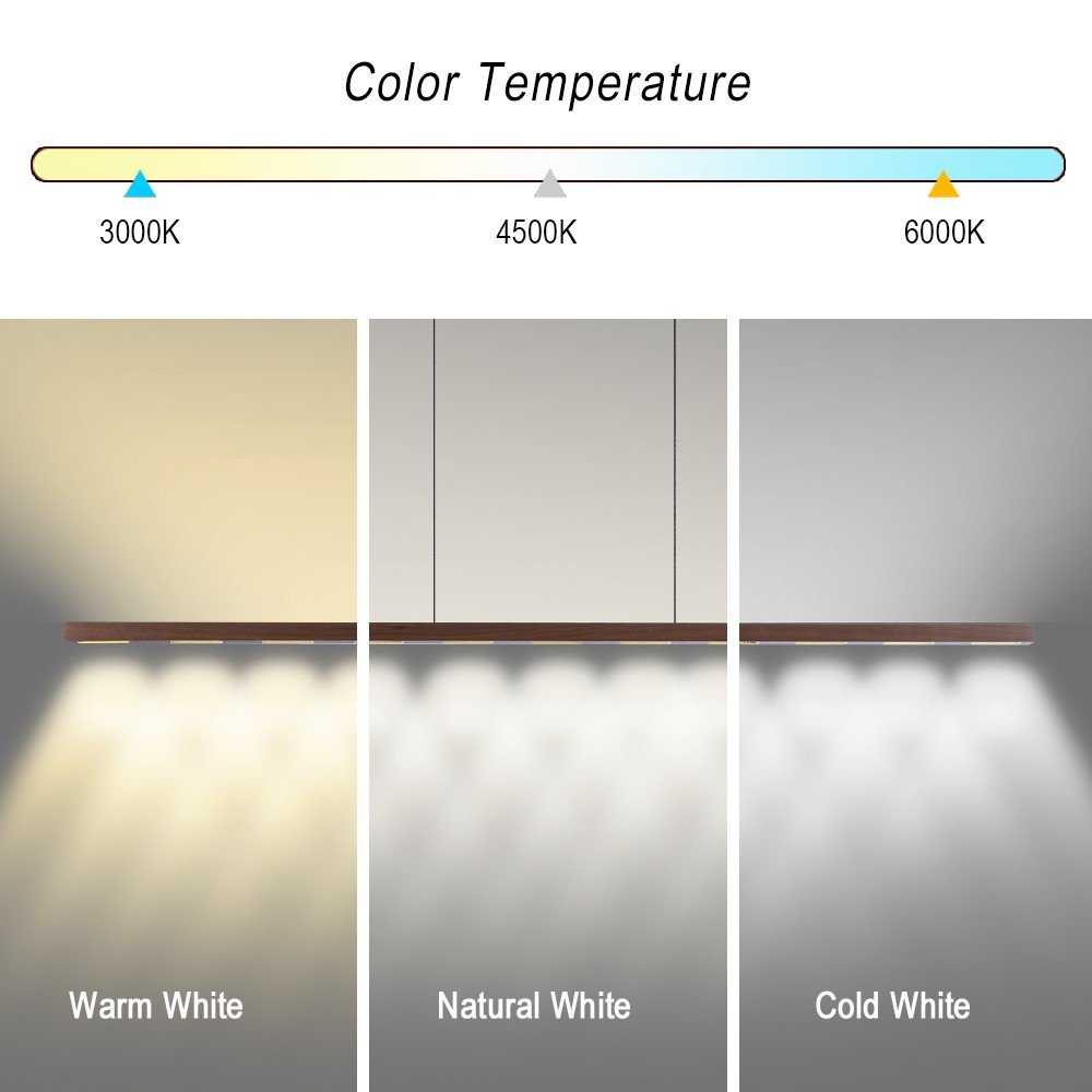 IMMAX NEO MADEIRA lineár osvětlení, dřevo ořech, 157cm, stmívatelné senzorem