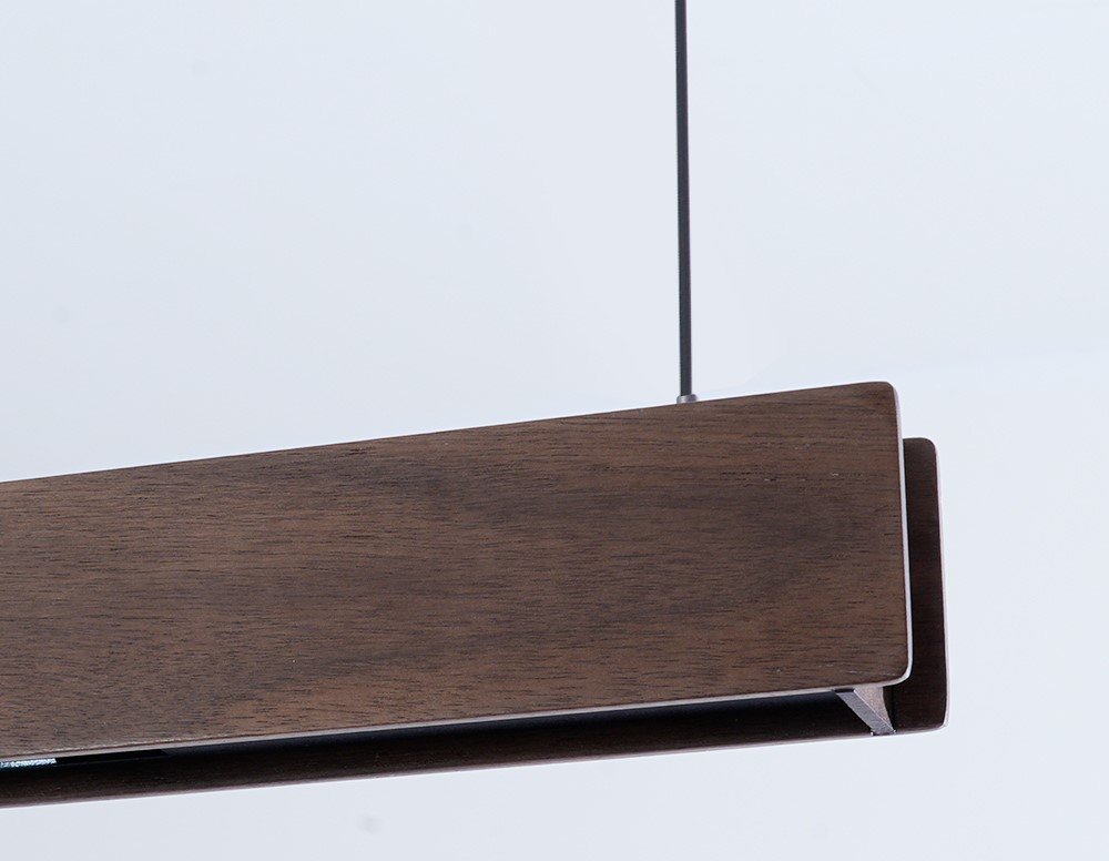 IMMAX NEO MADEIRA SMART lineár osvětlení, dřevo ořech, 122cm, Wi-Fi, TUYA