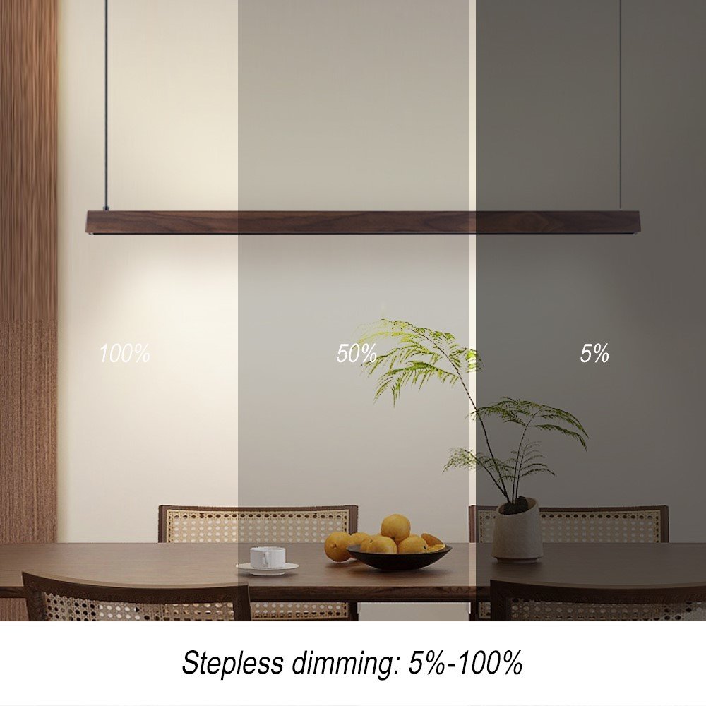 IMMAX NEO MADEIRA SMART lineár osvětlení, dřevo ořech, 122cm, Wi-Fi, TUYA