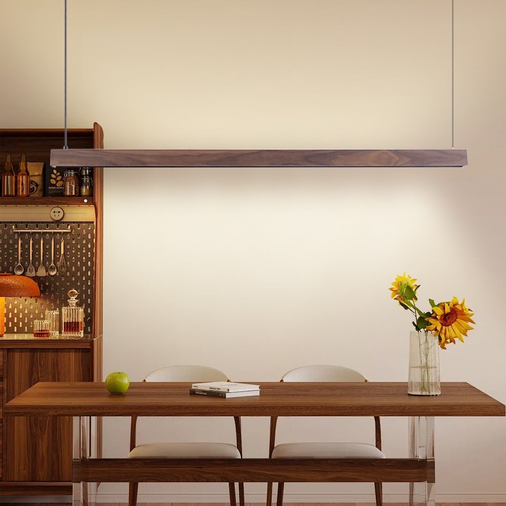 IMMAX NEO MADEIRA SMART lineár osvětlení, dřevo ořech, 122cm, Wi-Fi, TUYA