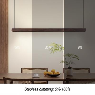 IMMAX NEO MADEIRA SMART lineár osvětlení, dřevo ořech, 122cm, Wi-Fi, TUYA