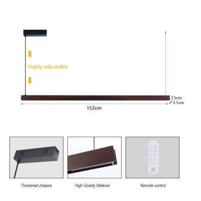 IMMAX NEO MADEIRA SMART lineár osvětlení, dřevo ořech, 152cm, Wi-Fi, TUYA