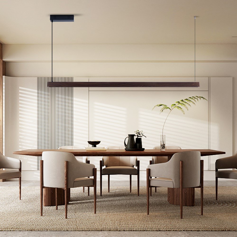 IMMAX NEO MADEIRA SMART lineár osvětlení, dřevo ořech, 202cm, Wi-Fi, TUYA