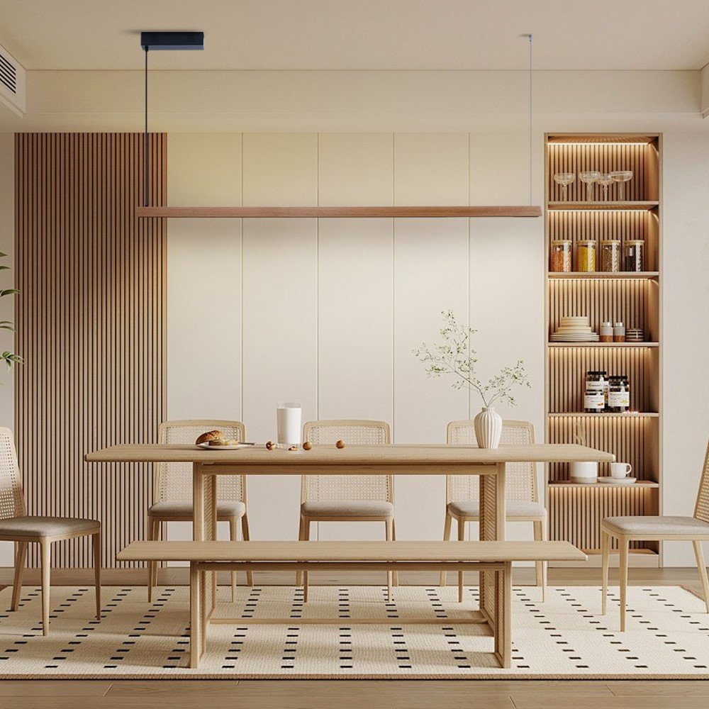 IMMAX NEO MADEIRA SMART lineár osvětlení, dřevo dub, 202cm, Wi-Fi, TUYA